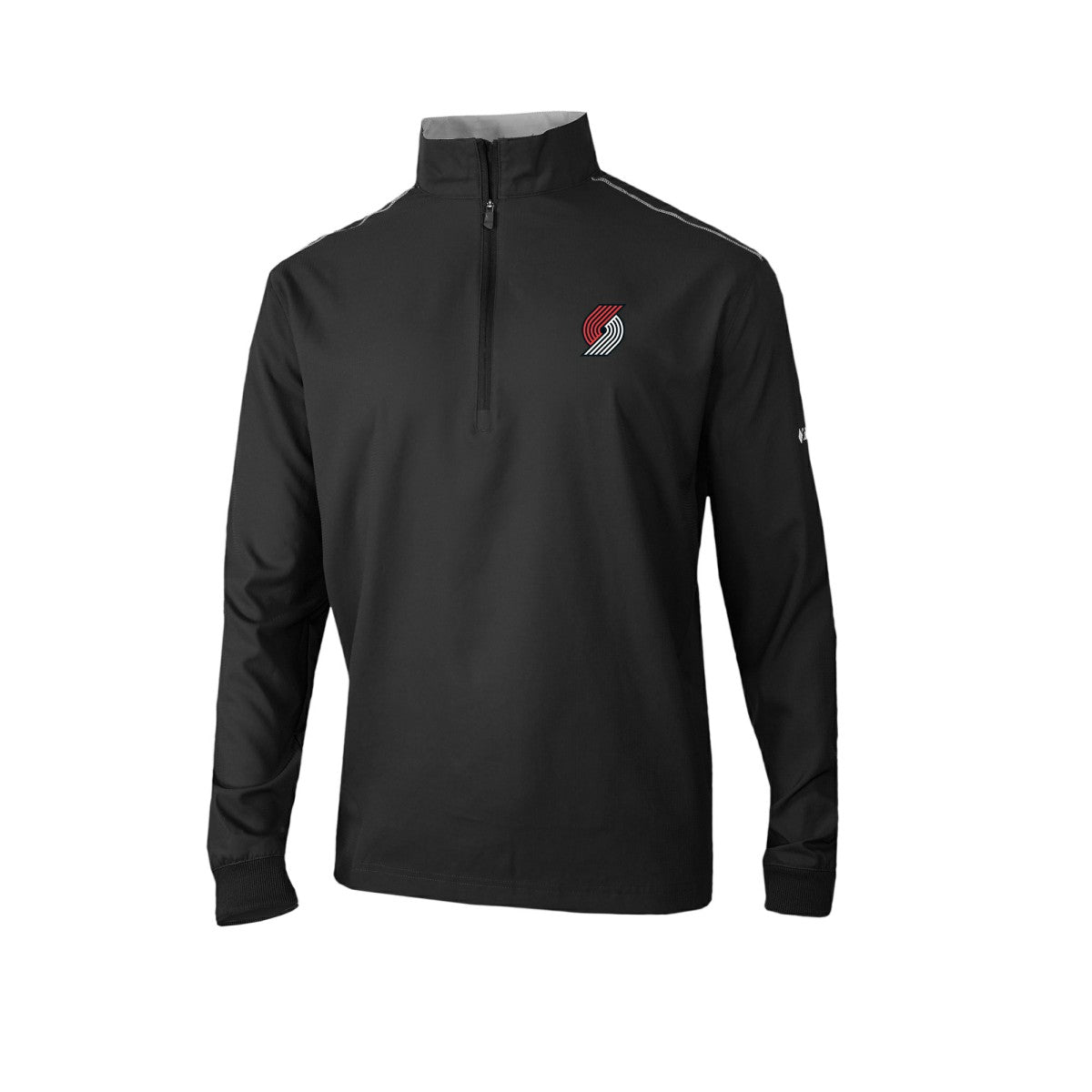 Columbia - Portland Trail Blazers Omni-Wick Bogey's Paradise Quarter-Zip Top - Black