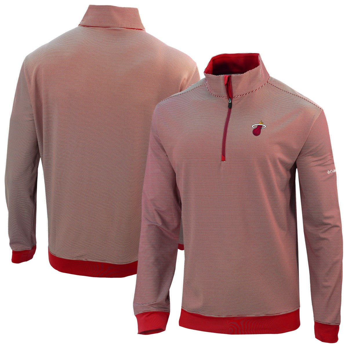 Columbia - Miami Heat Omni-Wick Even Lie Quarter-Zip Top - Red