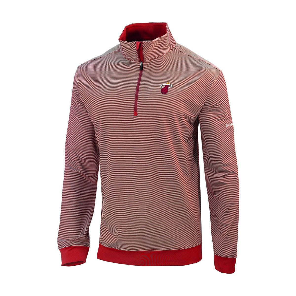 Columbia - Miami Heat Omni-Wick Even Lie Quarter-Zip Top - Red
