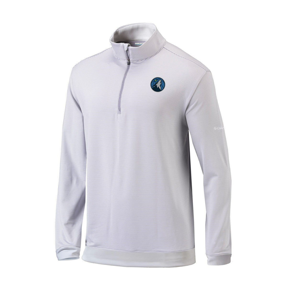 Columbia - Minnesota Timberwolves Omni-Wick Even Lie Quarter-Zip Top - Gray/White