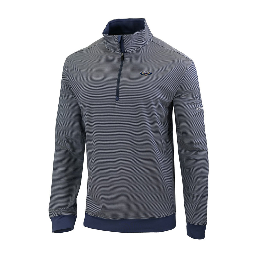 Columbia - New Orleans Pelicans Omni-Wick Even Lie Quarter-Zip Top - Navy