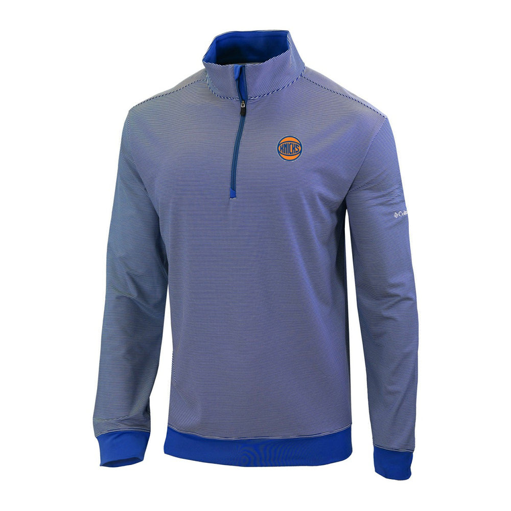 Columbia - New York Knicks Omni-Wick Even Lie Quarter-Zip Top - Blue