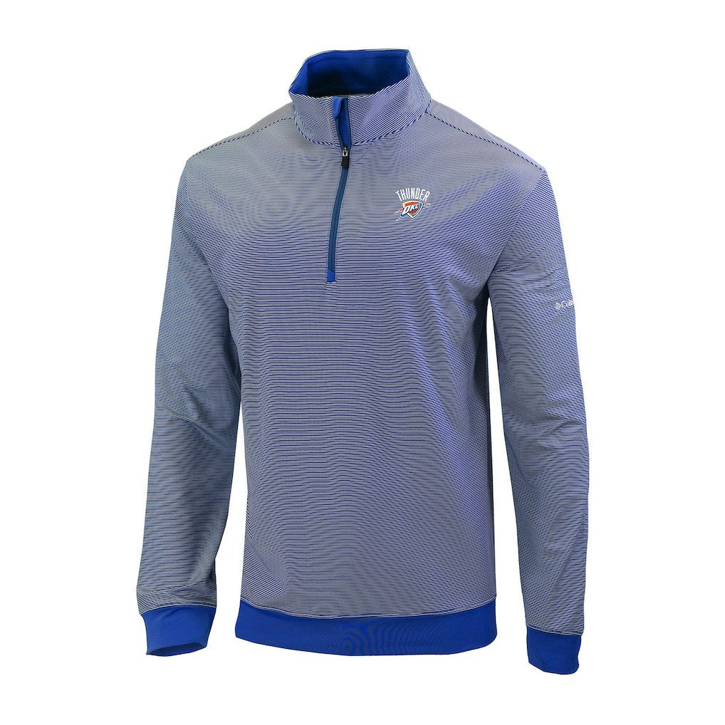 Columbia - Oklahoma City Thunder Omni-Wick Even Lie Quarter-Zip Top - Blue
