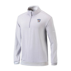 Columbia - Oklahoma City Thunder Omni-Wick Even Lie Quarter-Zip Top - Gray/White