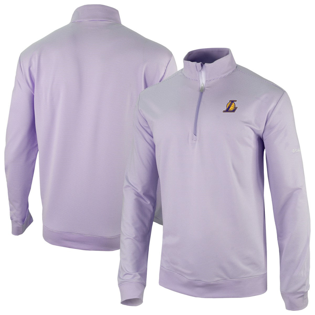 Columbia - Los Angeles Lakers Omni-Wick Even Lie Quarter-Zip Top - Purple