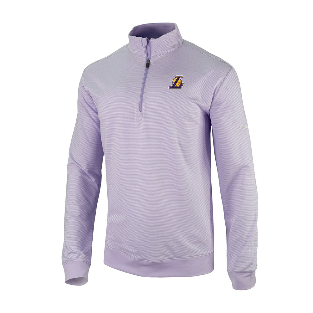 Columbia - Los Angeles Lakers Omni-Wick Even Lie Quarter-Zip Top - Purple