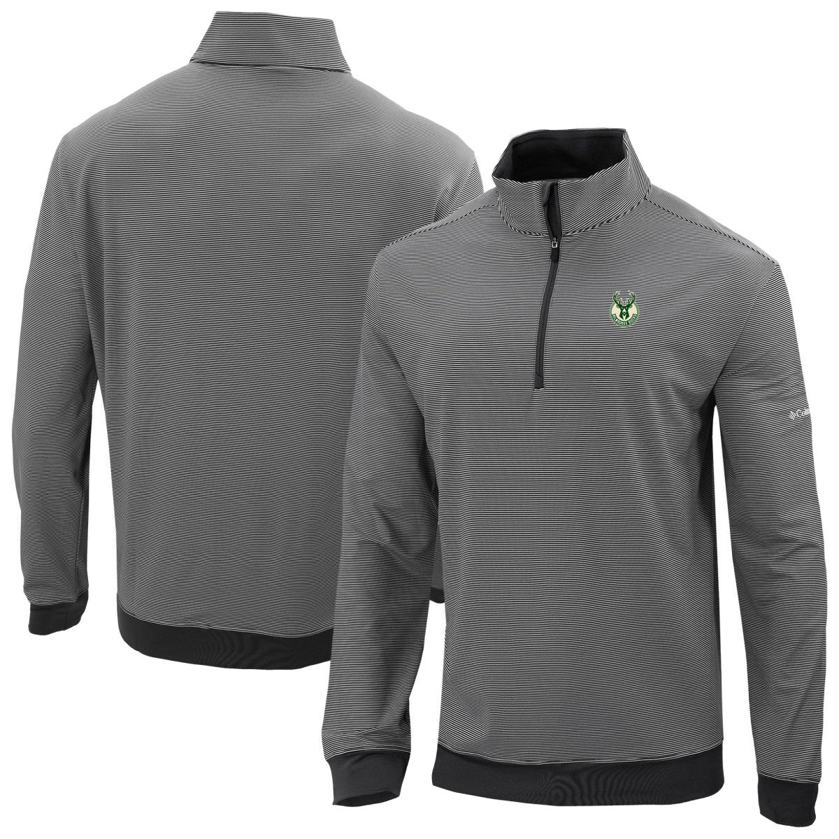 Columbia - Milwaukee Bucks Omni-Wick Even Lie Quarter-Zip Top - Black