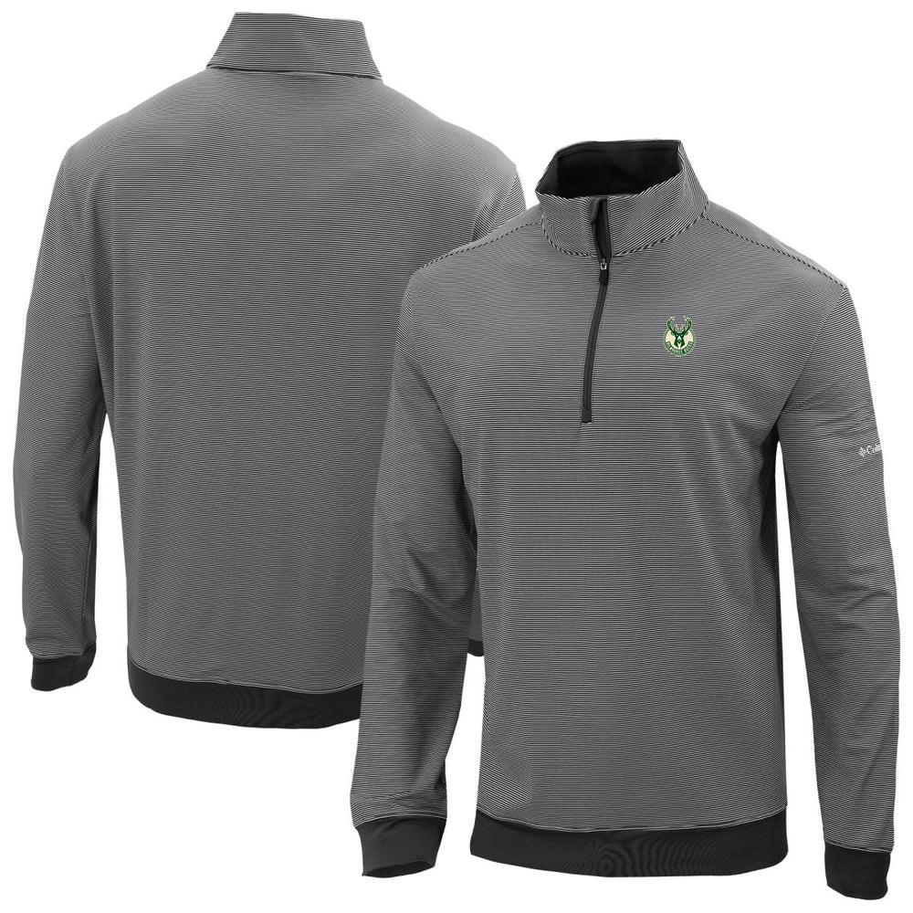 Columbia - Milwaukee Bucks Omni-Wick Even Lie Quarter-Zip Top - Black