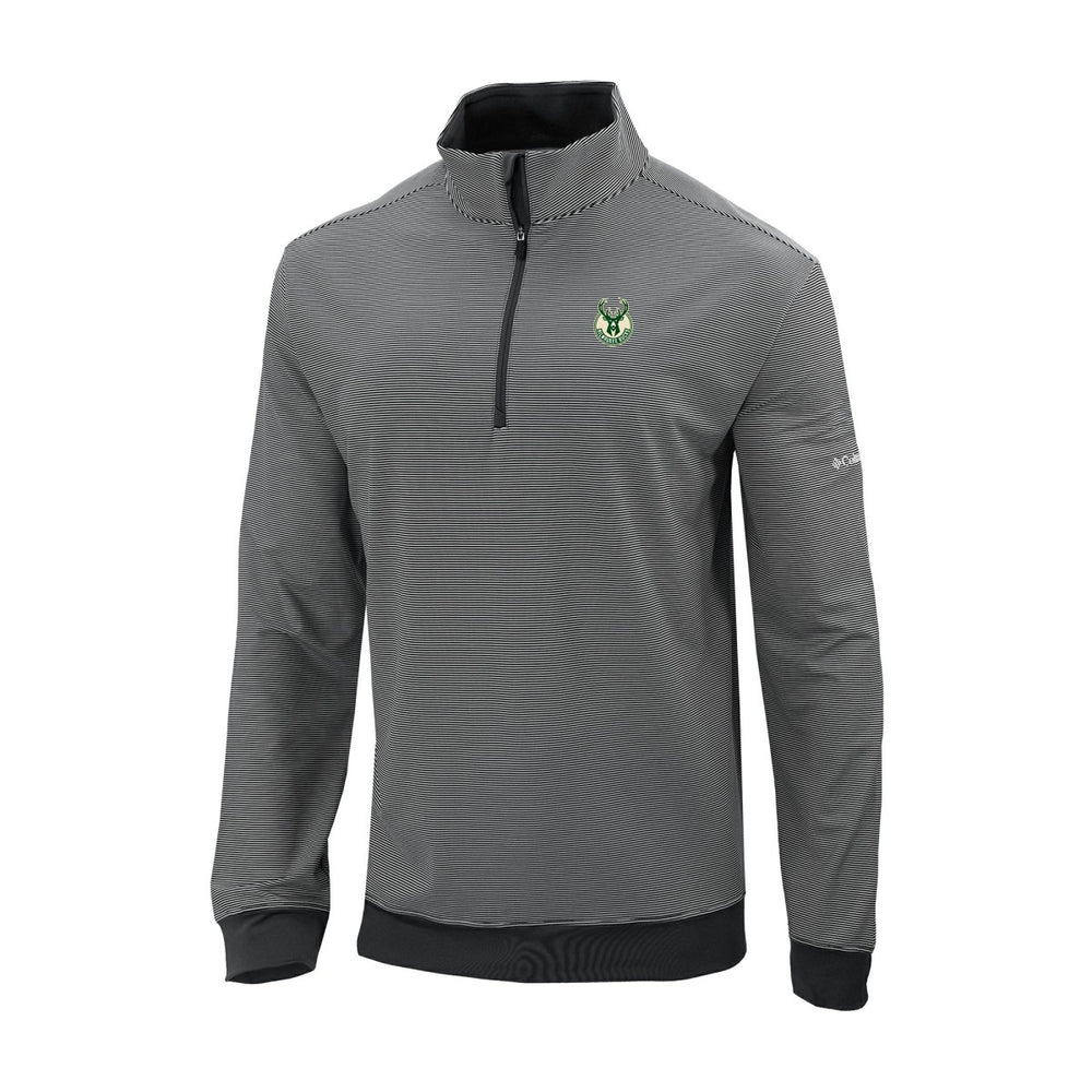 Columbia - Milwaukee Bucks Omni-Wick Even Lie Quarter-Zip Top - Black