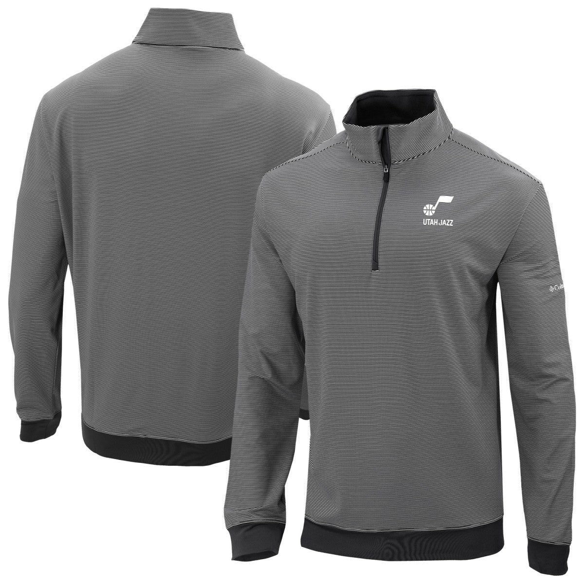 Columbia - Utah Jazz Omni-Wick Even Lie Quarter-Zip Top - Black