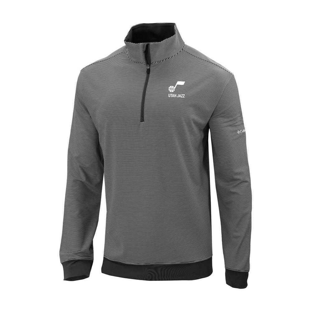 Columbia - Utah Jazz Omni-Wick Even Lie Quarter-Zip Top - Black