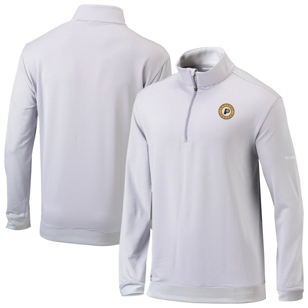 Columbia - Indiana Pacers Omni-Wick Even Lie Quarter-Zip Top - Gray/White