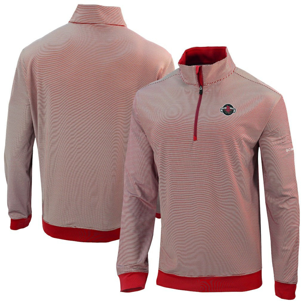 Columbia - Houston Rockets Omni-Wick Even Lie Quarter-Zip Top - Red