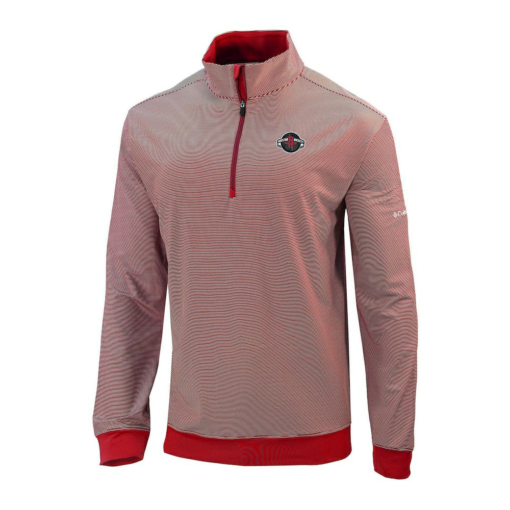 Columbia - Houston Rockets Omni-Wick Even Lie Quarter-Zip Top - Red