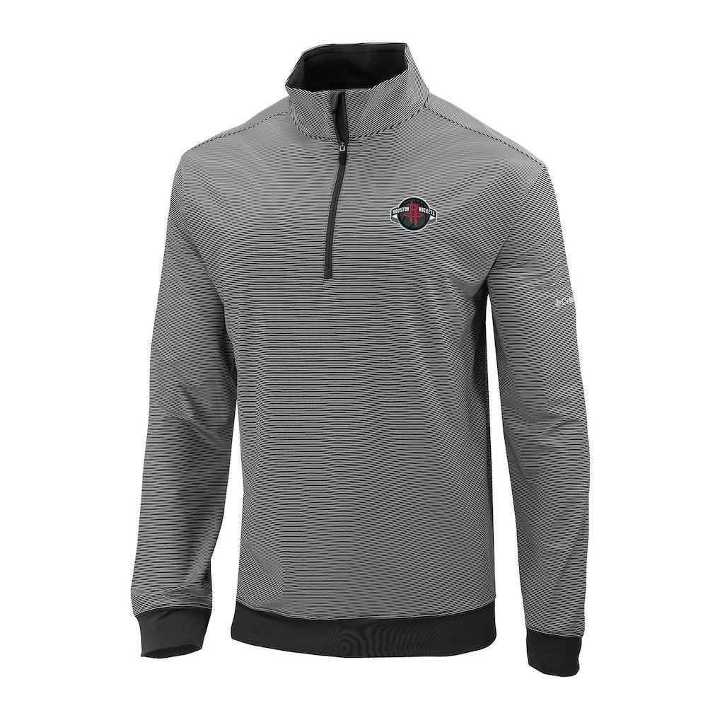 Columbia - Houston Rockets Omni-Wick Even Lie Quarter-Zip Top - Black