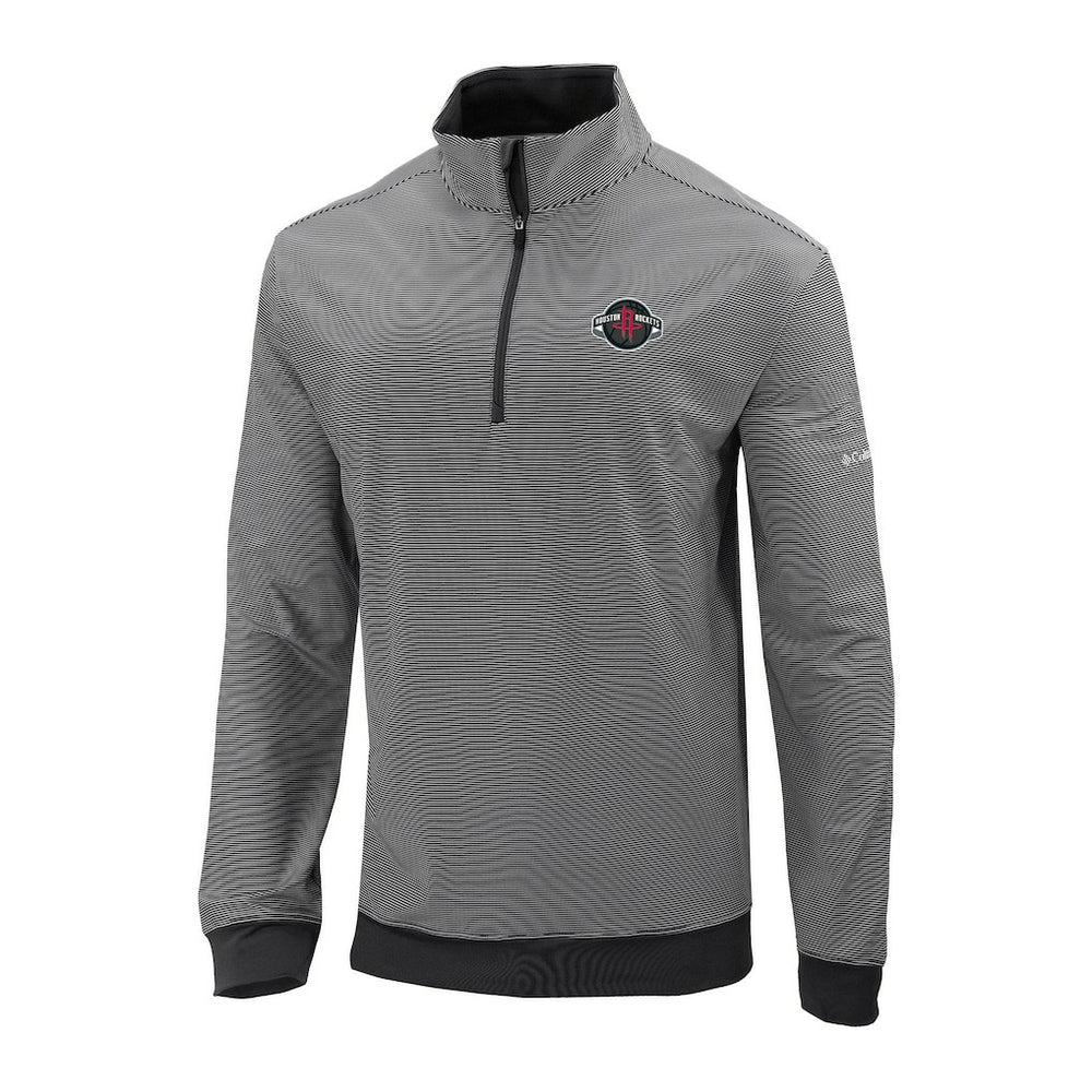 Columbia - Houston Rockets Omni-Wick Even Lie Quarter-Zip Top - Black