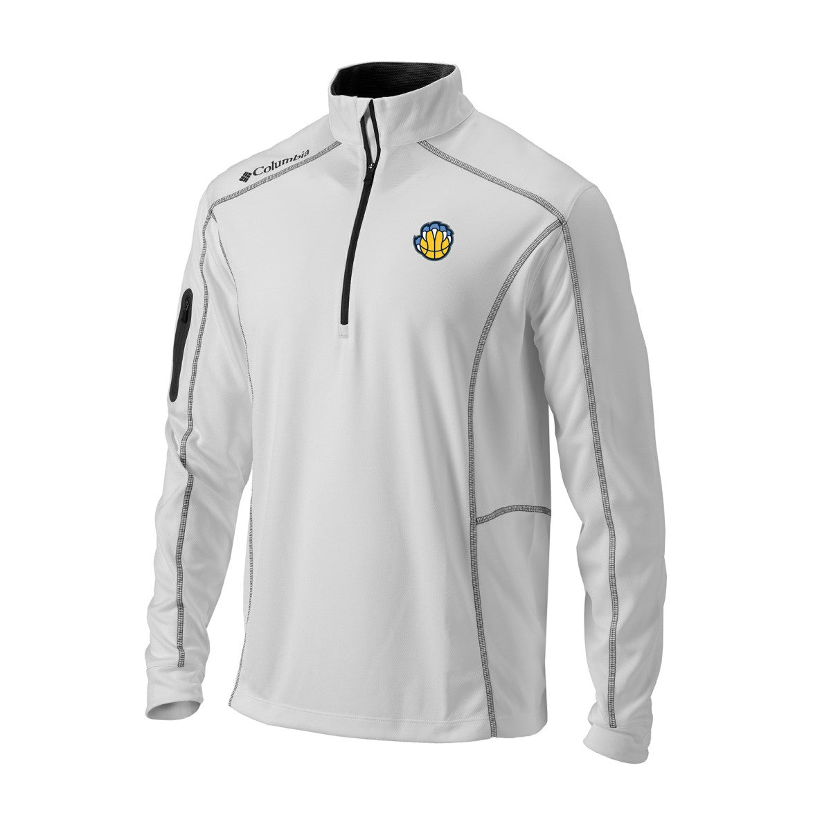 Columbia - Memphis Grizzlies Omni-Wick Shotgun Quarter-Zip Jacket - White