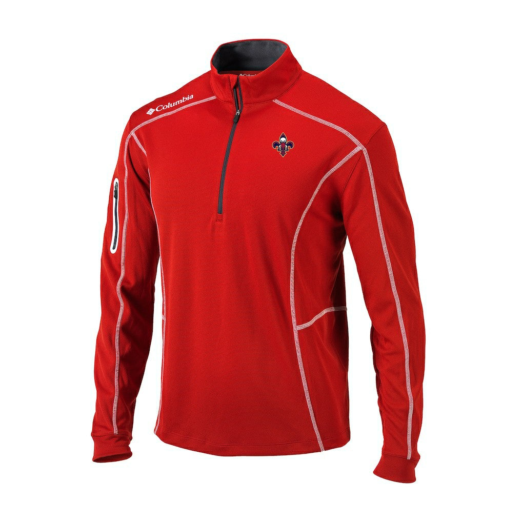 Columbia - New Orleans Pelicans Omni-Wick Shotgun Quarter-Zip Jacket - Red