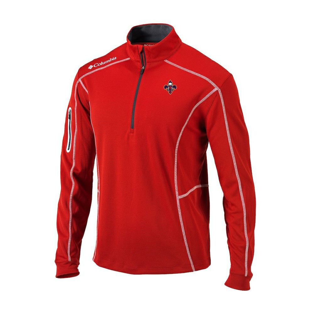 Columbia - New Orleans Pelicans Omni-Wick Shotgun Quarter-Zip Jacket - Red