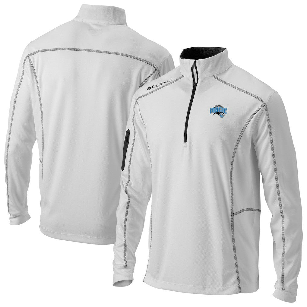 Columbia - Orlando Magic Omni-Wick Shotgun Quarter-Zip Jacket - White