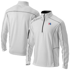 Columbia - Philadelphia 76ers Omni-Wick Shotgun Quarter-Zip Jacket - White