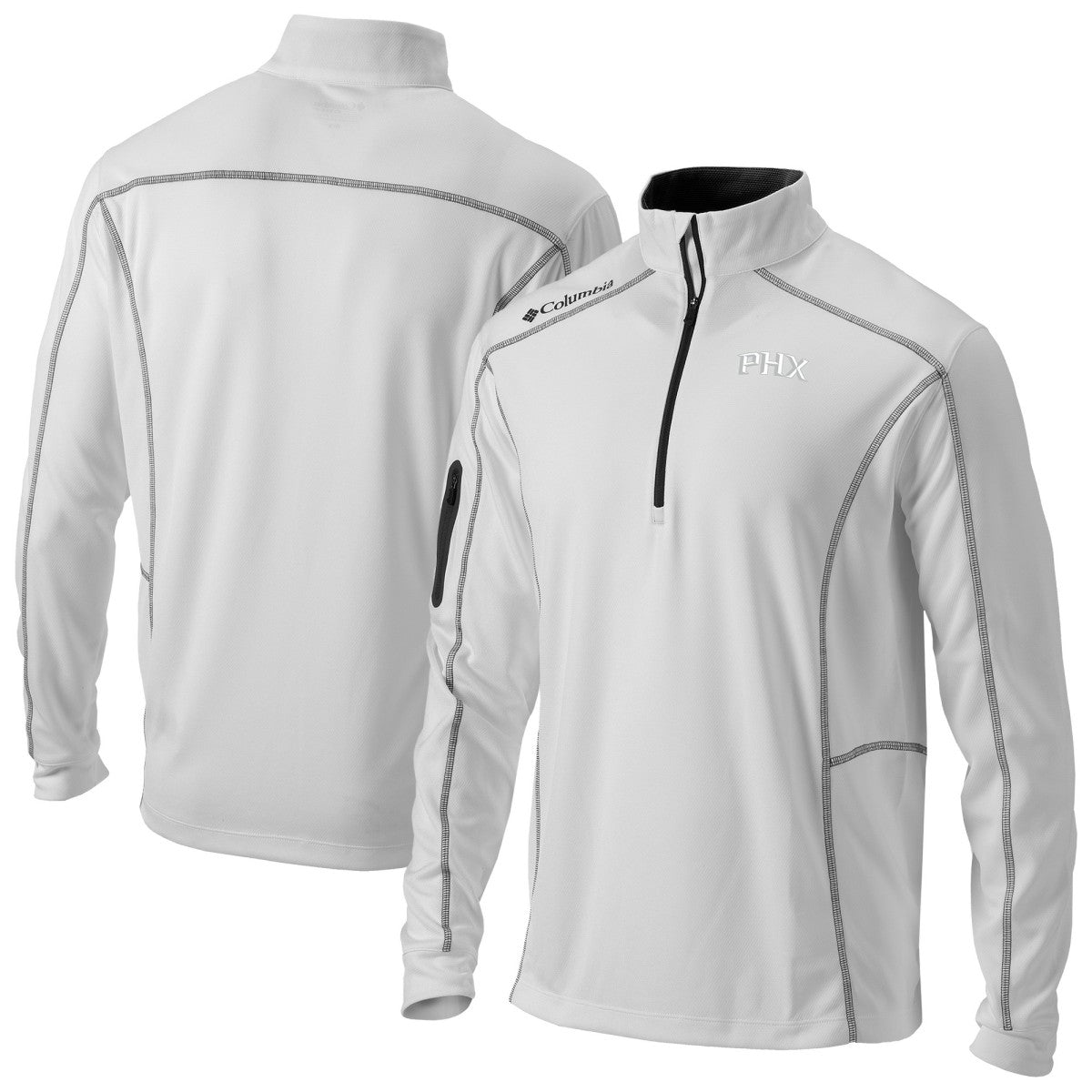 Columbia - Phoenix Suns Omni-Wick Shotgun Quarter-Zip Jacket - White