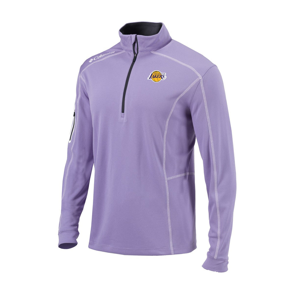 Columbia - Los Angeles Lakers Omni-Wick Shotgun Quarter-Zip Jacket - Purple