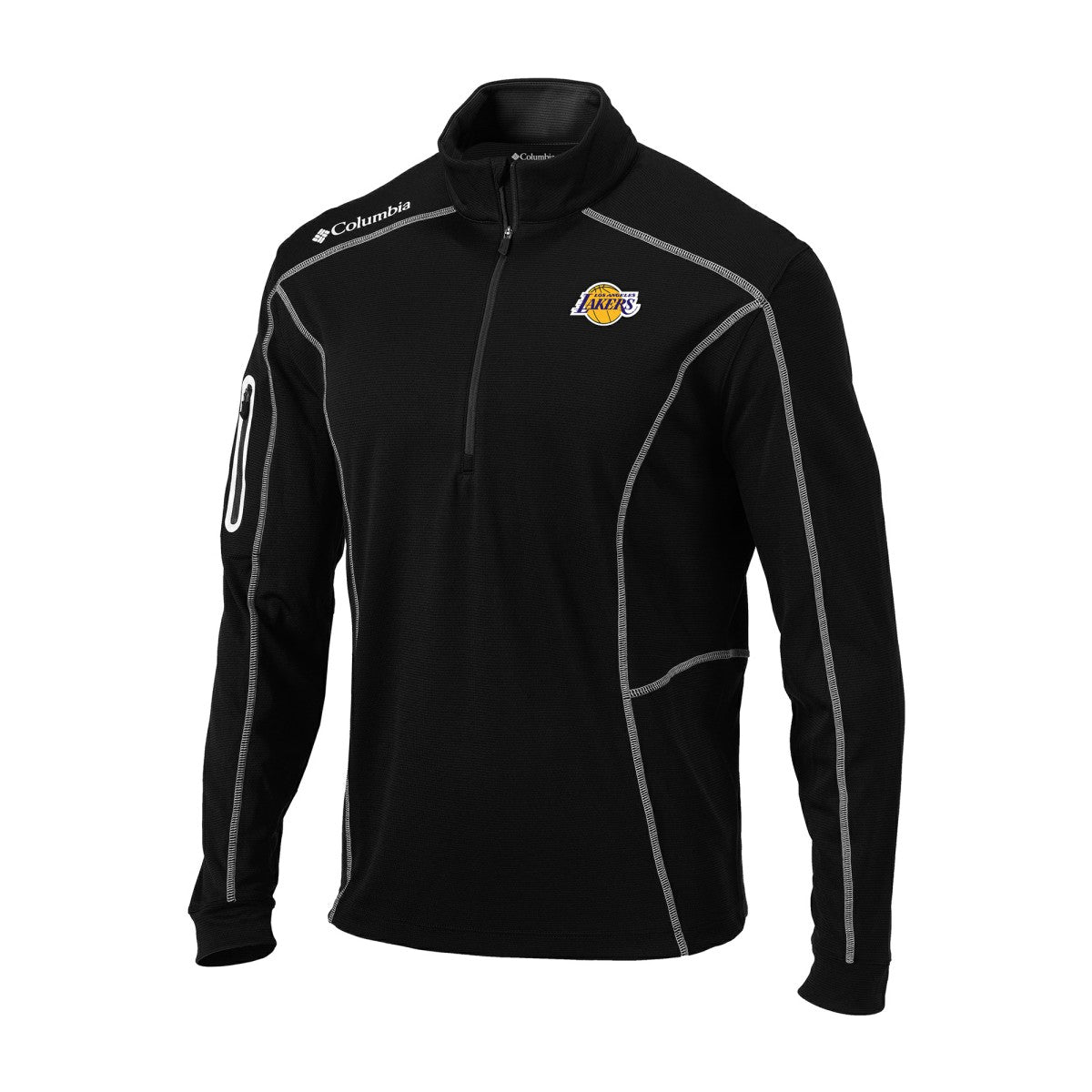 Columbia - Los Angeles Lakers Omni-Wick Shotgun Quarter-Zip Jacket - Black