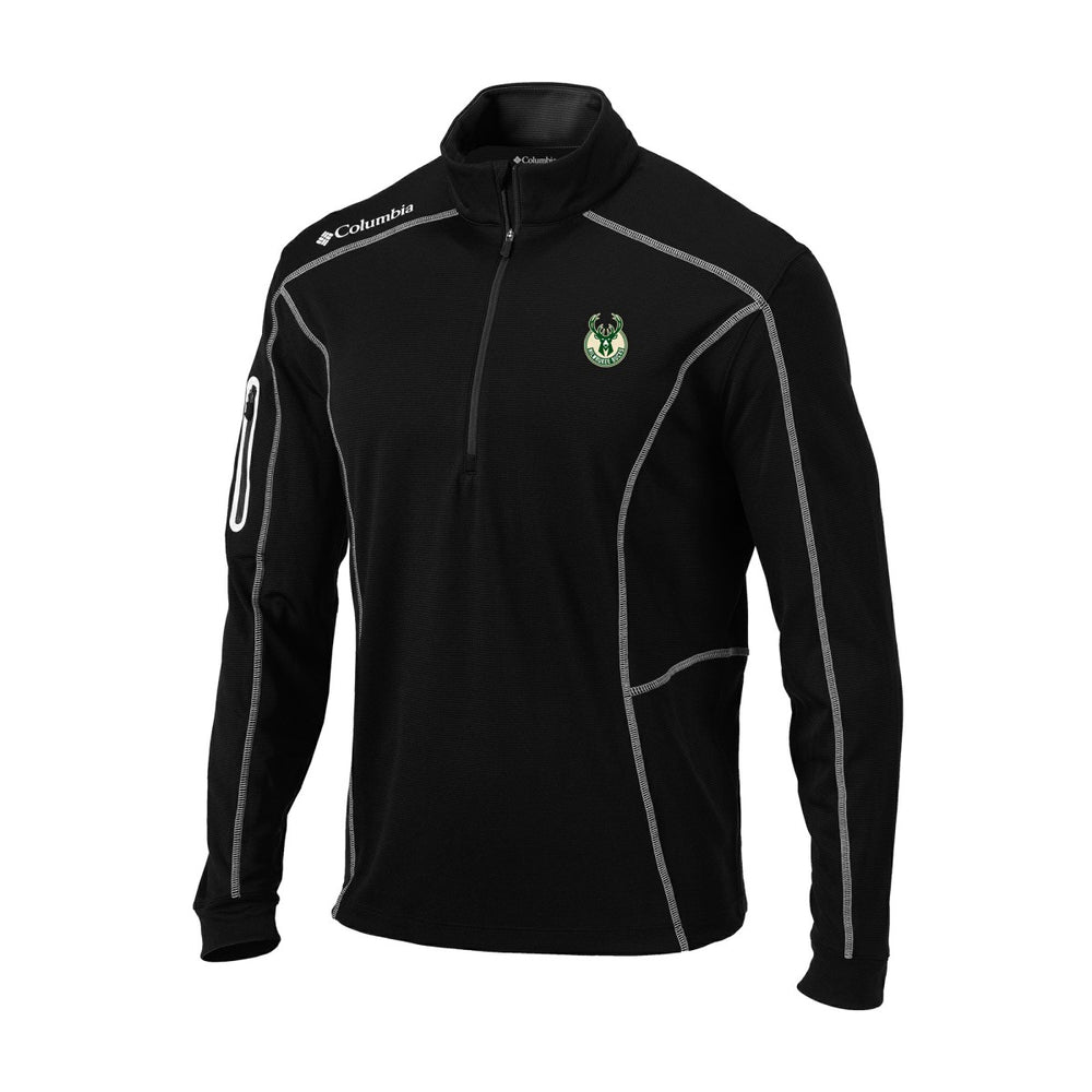 Columbia - Milwaukee Bucks Omni-Wick Shotgun Quarter-Zip Jacket - Black