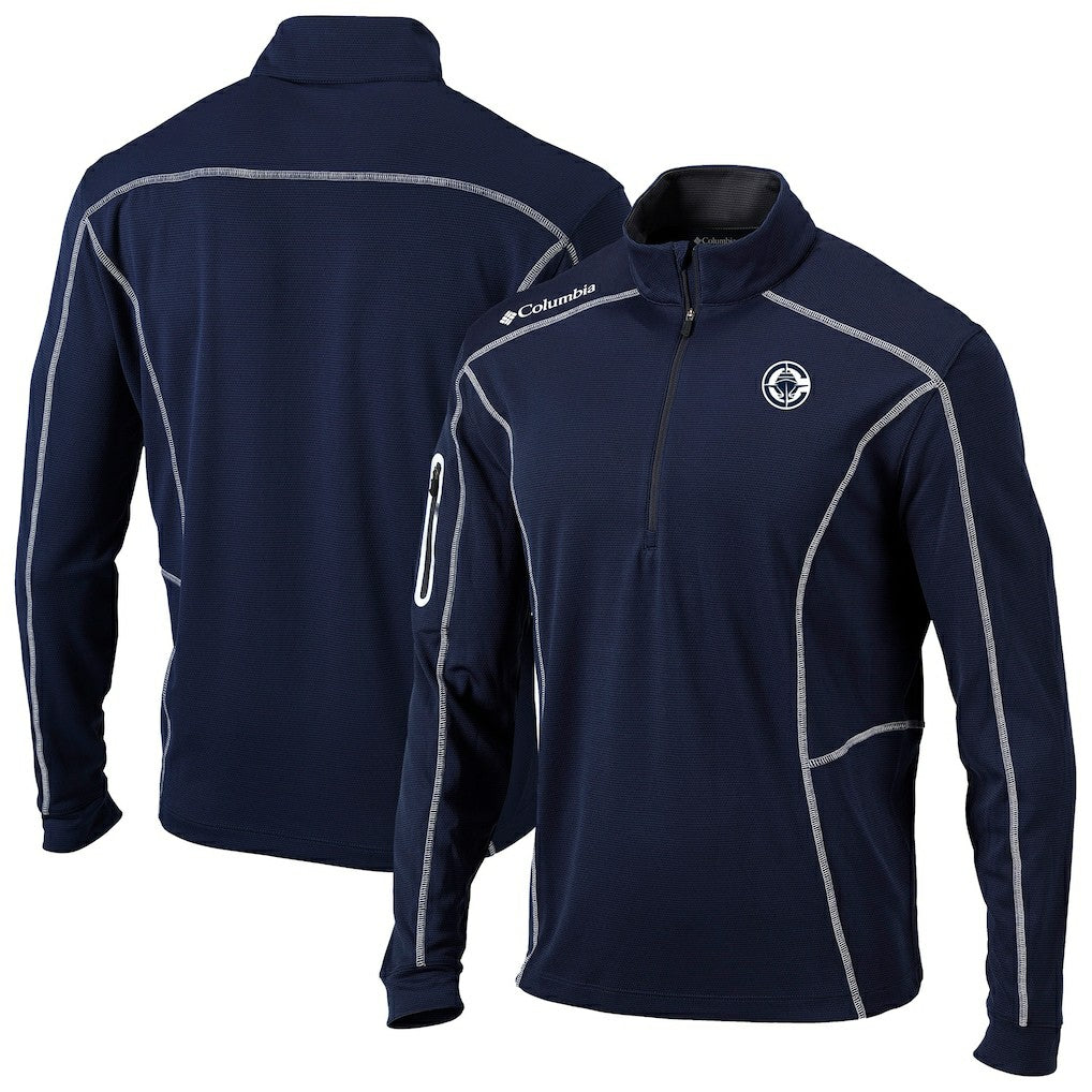 Columbia - LA Clippers Omni-Wick Shotgun Quarter-Zip Jacket - Navy