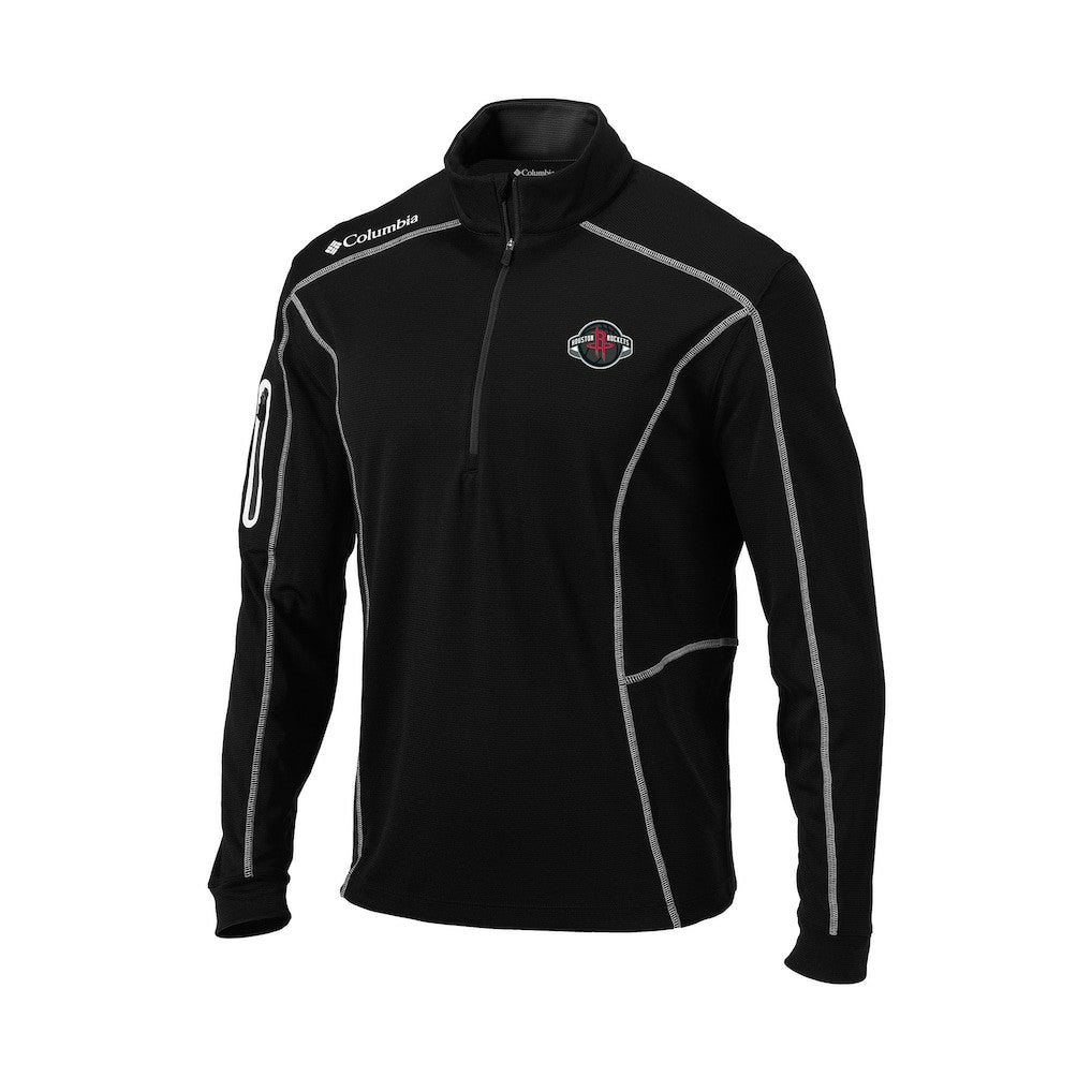 Columbia - Houston Rockets Omni-Wick Shotgun Quarter-Zip Jacket - Black
