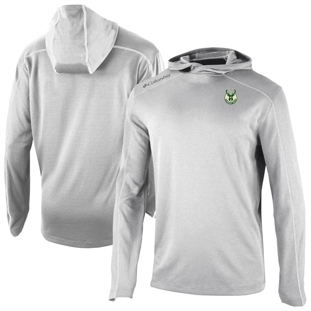 Columbia - Milwaukee Bucks Omni-Wick Shotgun Pullover Hoodie - Gray