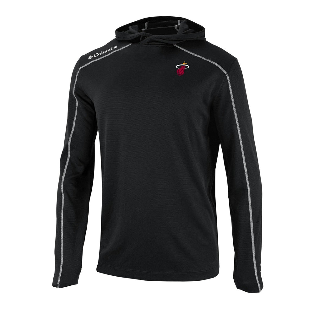 Columbia - Miami Heat Omni-Wick Shotgun Pullover Hoodie - Black