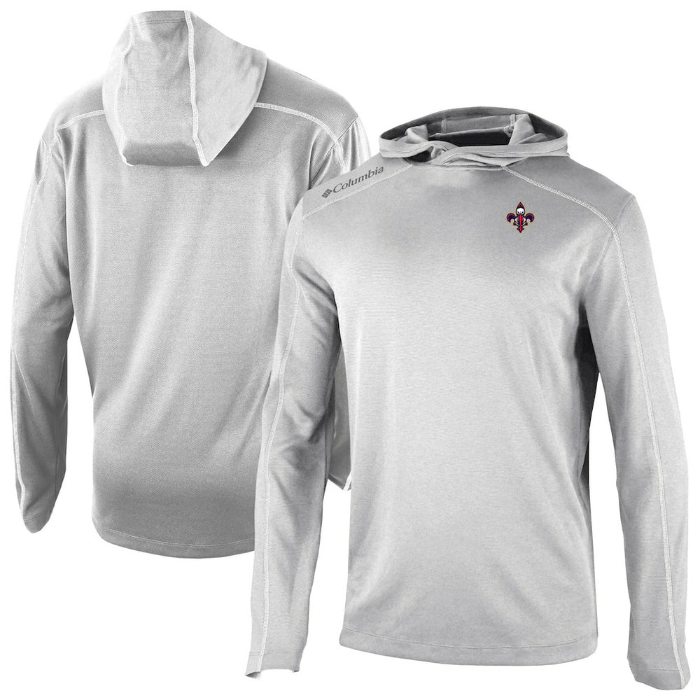 Columbia - New Orleans Pelicans Omni-Wick Shotgun Pullover Hoodie - Gray