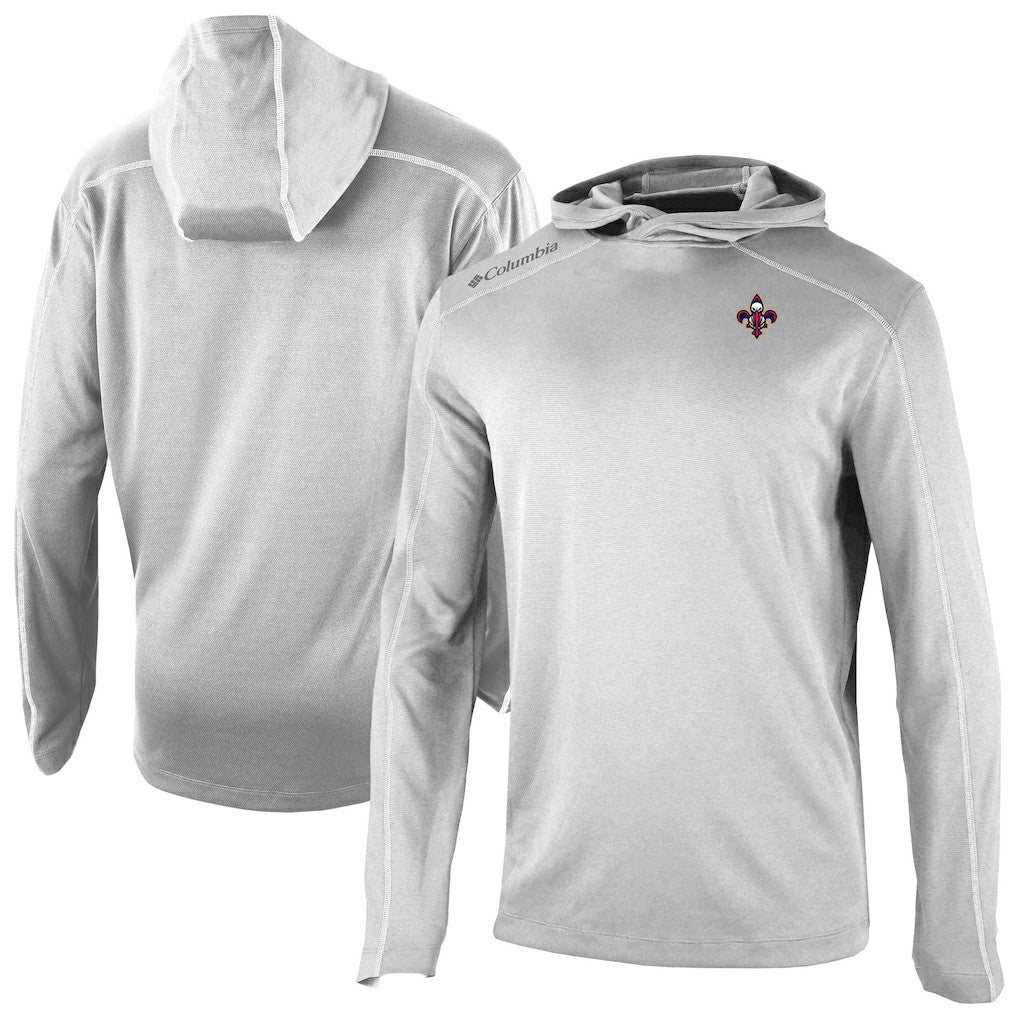 Columbia - New Orleans Pelicans Omni-Wick Shotgun Pullover Hoodie - Gray