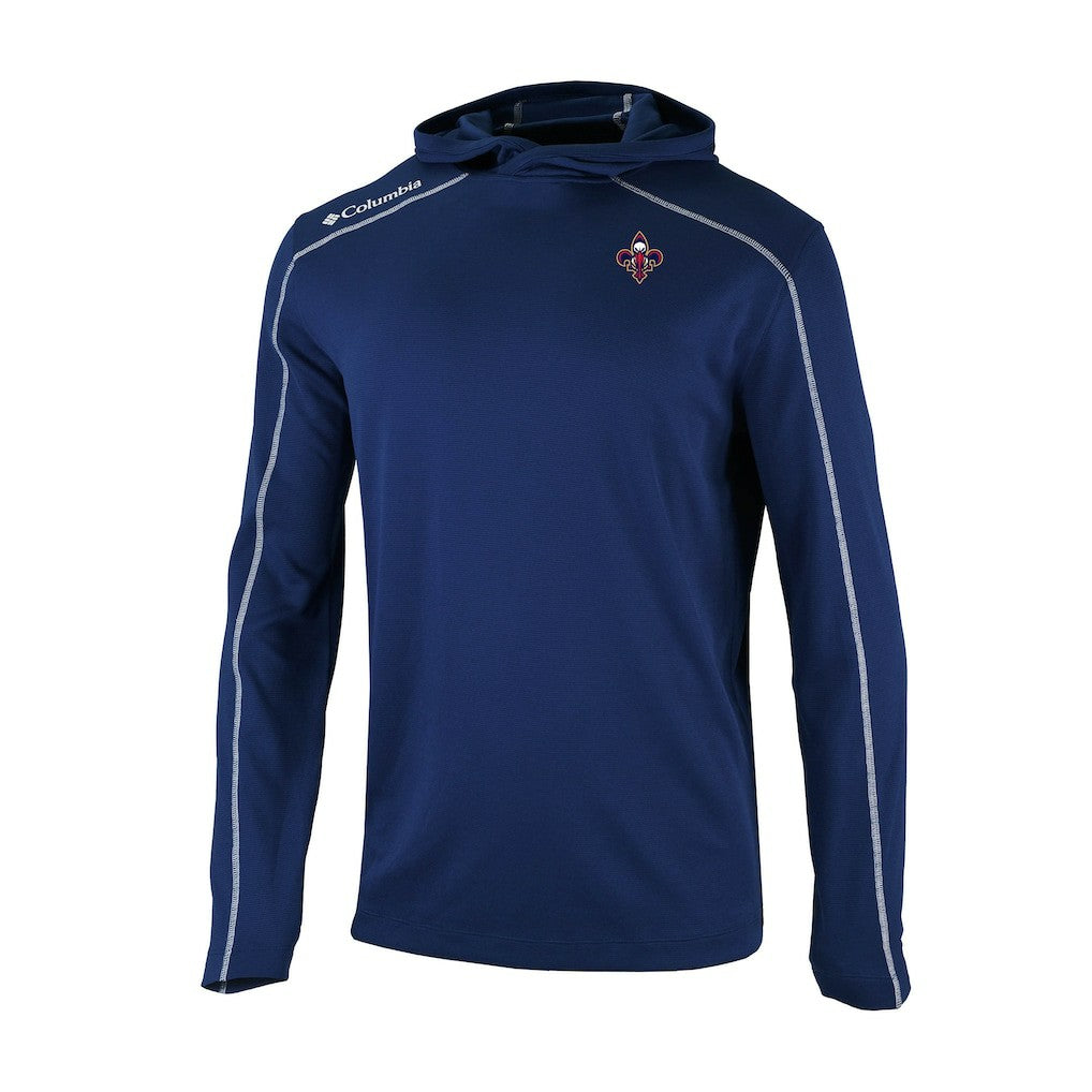 Columbia - New Orleans Pelicans Omni-Wick Shotgun Pullover Hoodie - Navy
