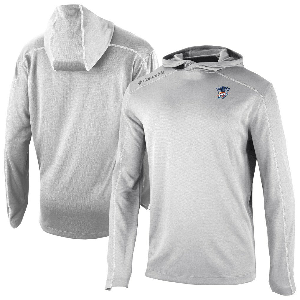 Columbia - Oklahoma City Thunder Omni-Wick Shotgun Pullover Hoodie - Gray