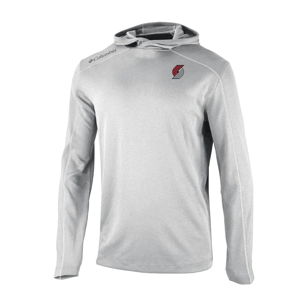 Columbia - Portland Trail Blazers Omni-Wick Shotgun Pullover Hoodie - Gray