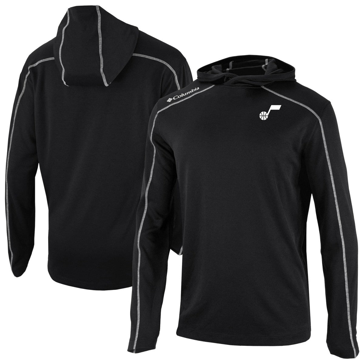 Columbia - Utah Jazz Omni-Wick Shotgun Pullover Hoodie - Black