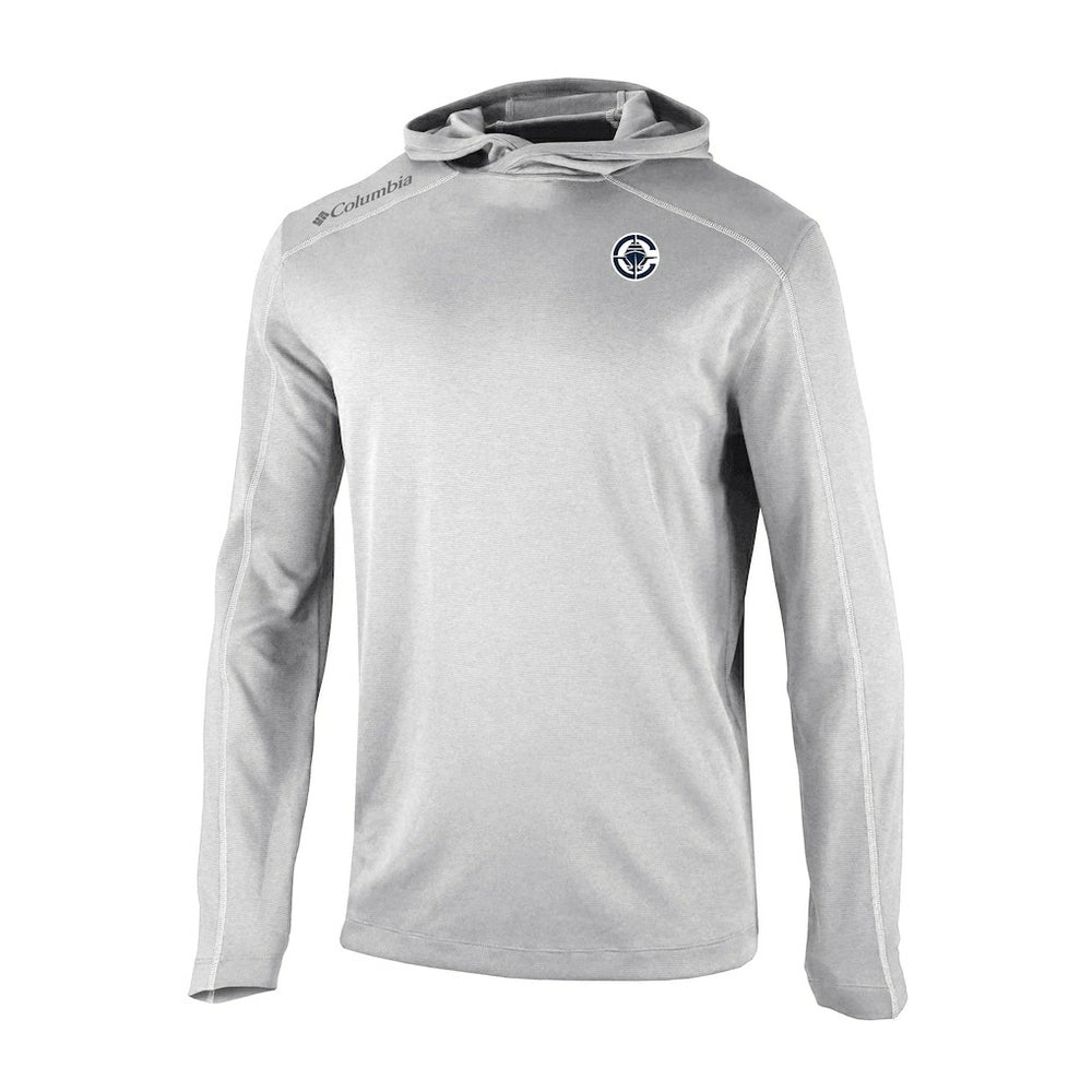 Columbia - LA Clippers Omni-Wick Shotgun Pullover Hoodie - Gray