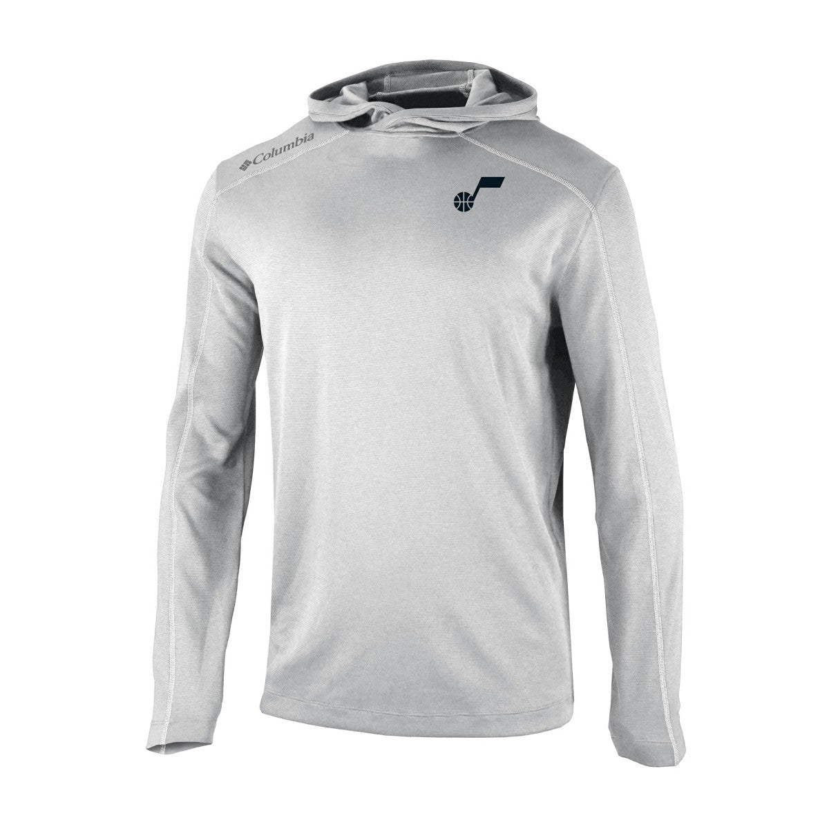 Columbia - Utah Jazz Omni-Wick Shotgun Pullover Hoodie - Gray