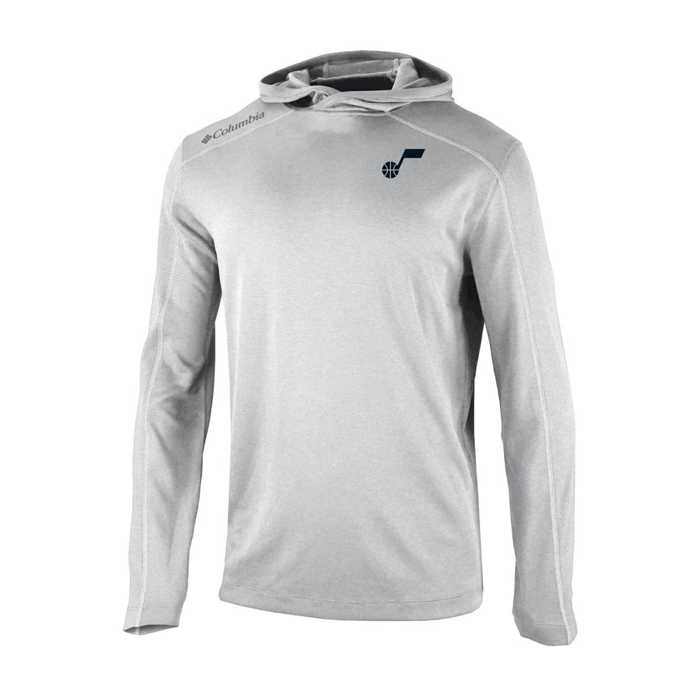 Columbia - Utah Jazz Omni-Wick Shotgun Pullover Hoodie - Gray