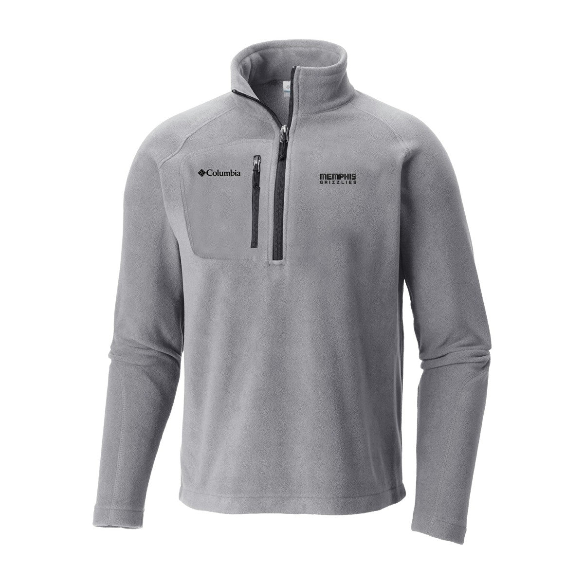 Columbia - Memphis Grizzlies Fast Trek III Half-Zip Fleece Pullover - Gray