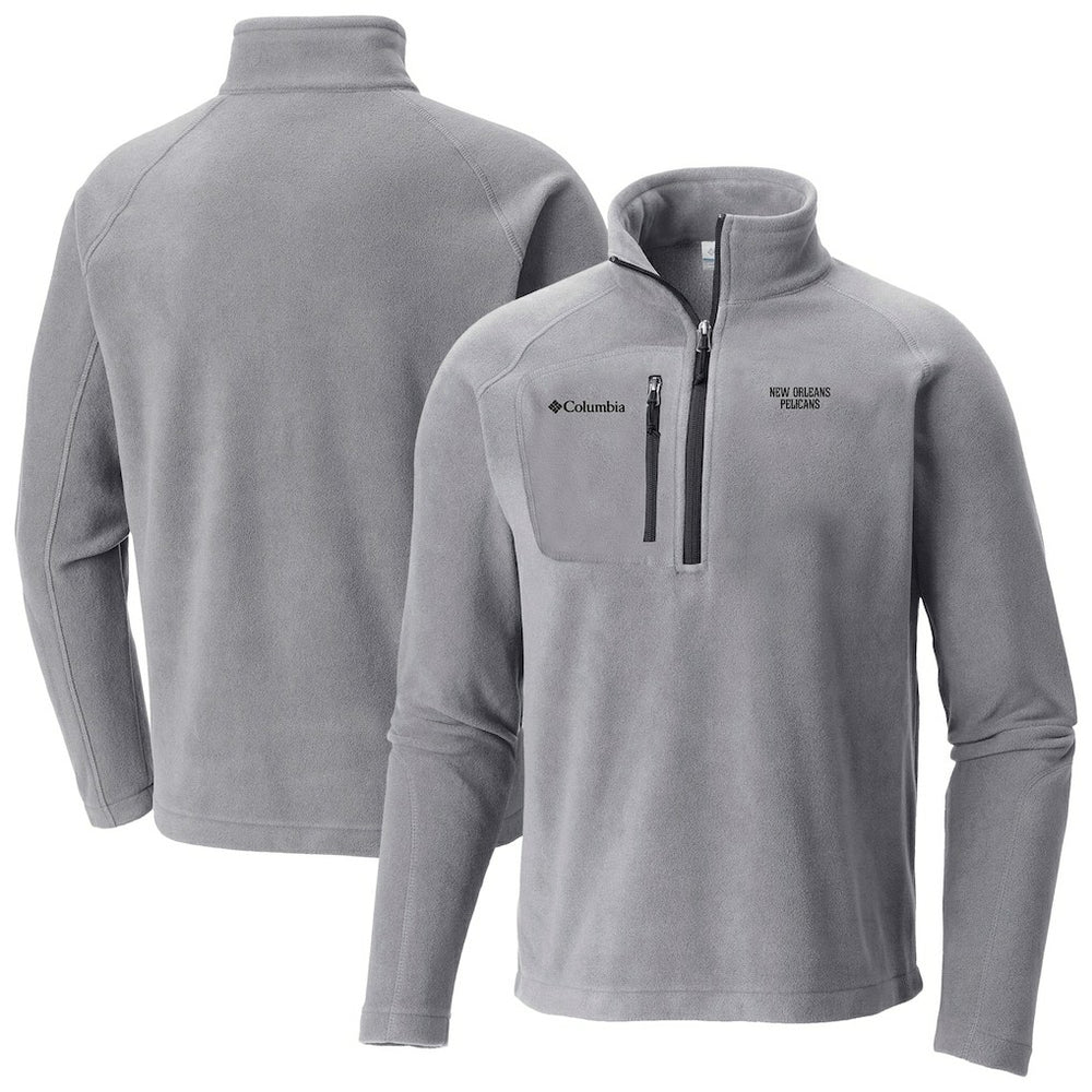 Columbia - New Orleans Pelicans Fast Trek III Half-Zip Fleece Pullover - Gray