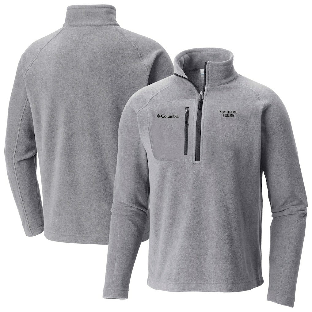 Columbia - New Orleans Pelicans Fast Trek III Half-Zip Fleece Pullover - Gray