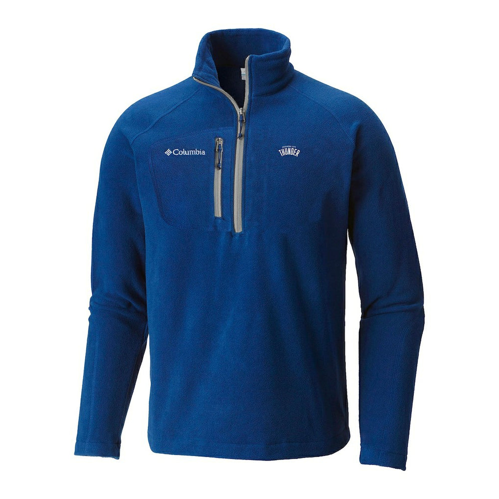 Columbia - Oklahoma City Thunder Fast Trek III Half-Zip Fleece Pullover - Blue