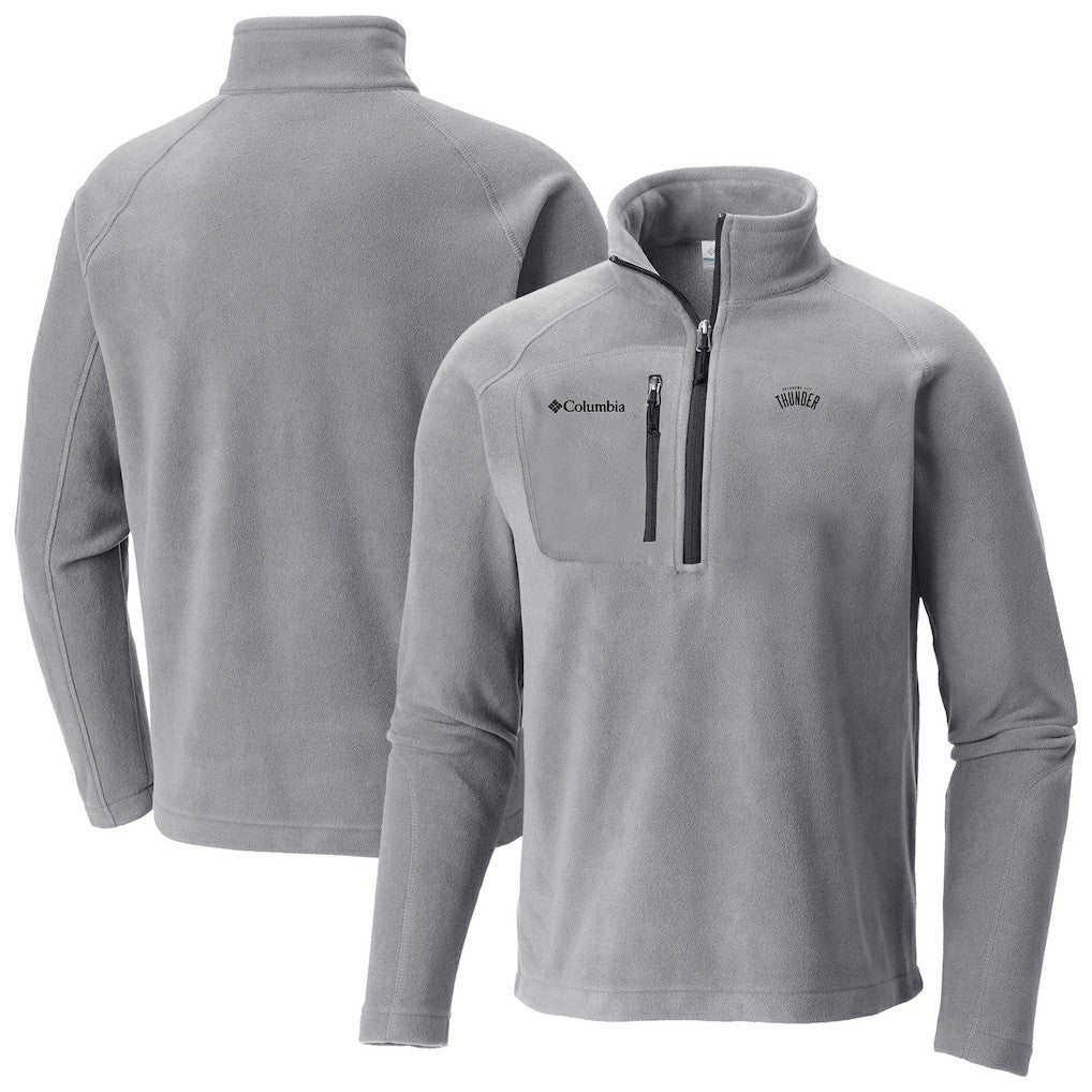 Columbia - Oklahoma City Thunder Fast Trek III Half-Zip Fleece Pullover - Gray