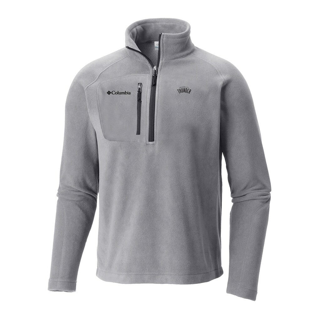 Columbia - Oklahoma City Thunder Fast Trek III Half-Zip Fleece Pullover - Gray