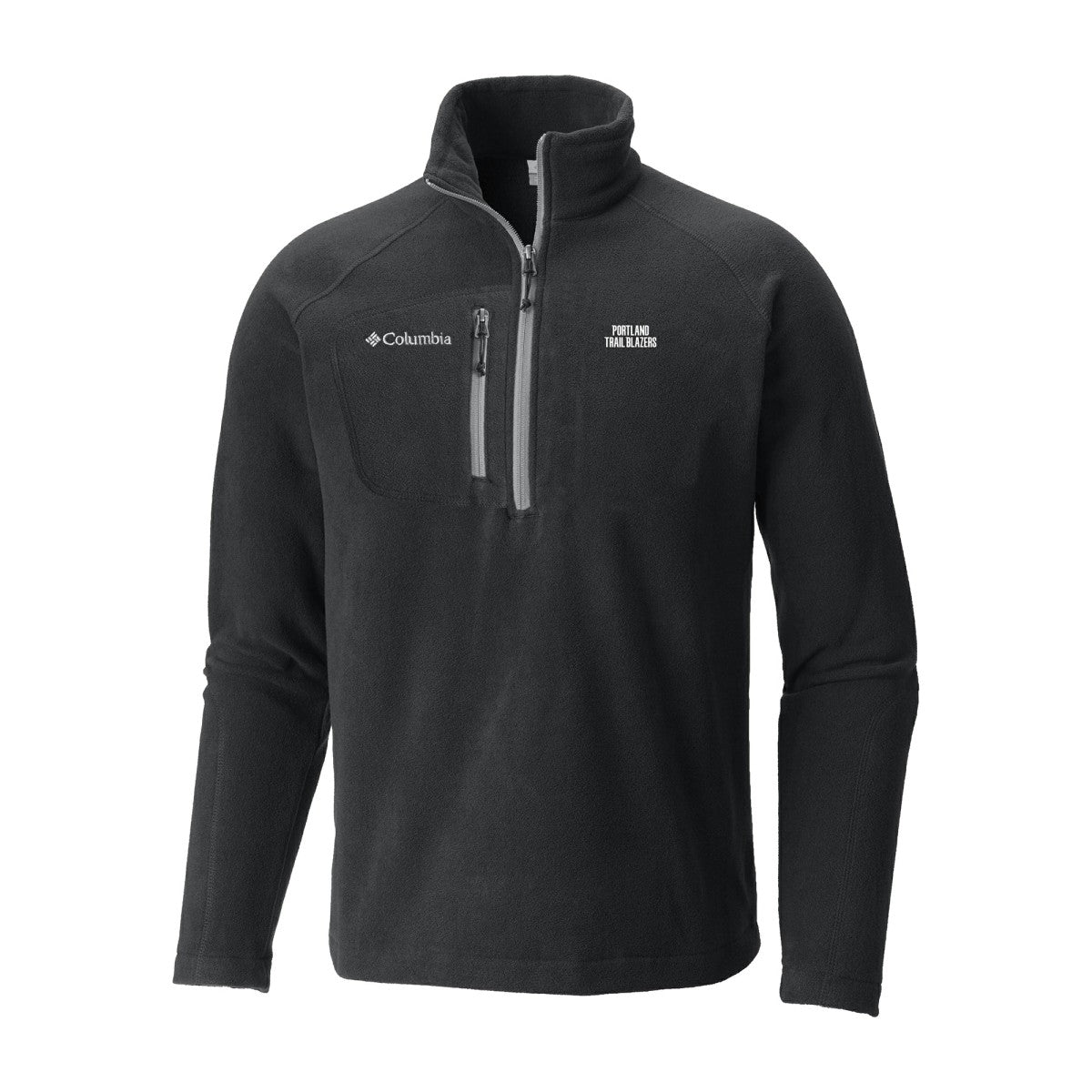 Columbia - Portland Trail Blazers Fast Trek III Half-Zip Fleece Pullover - Black