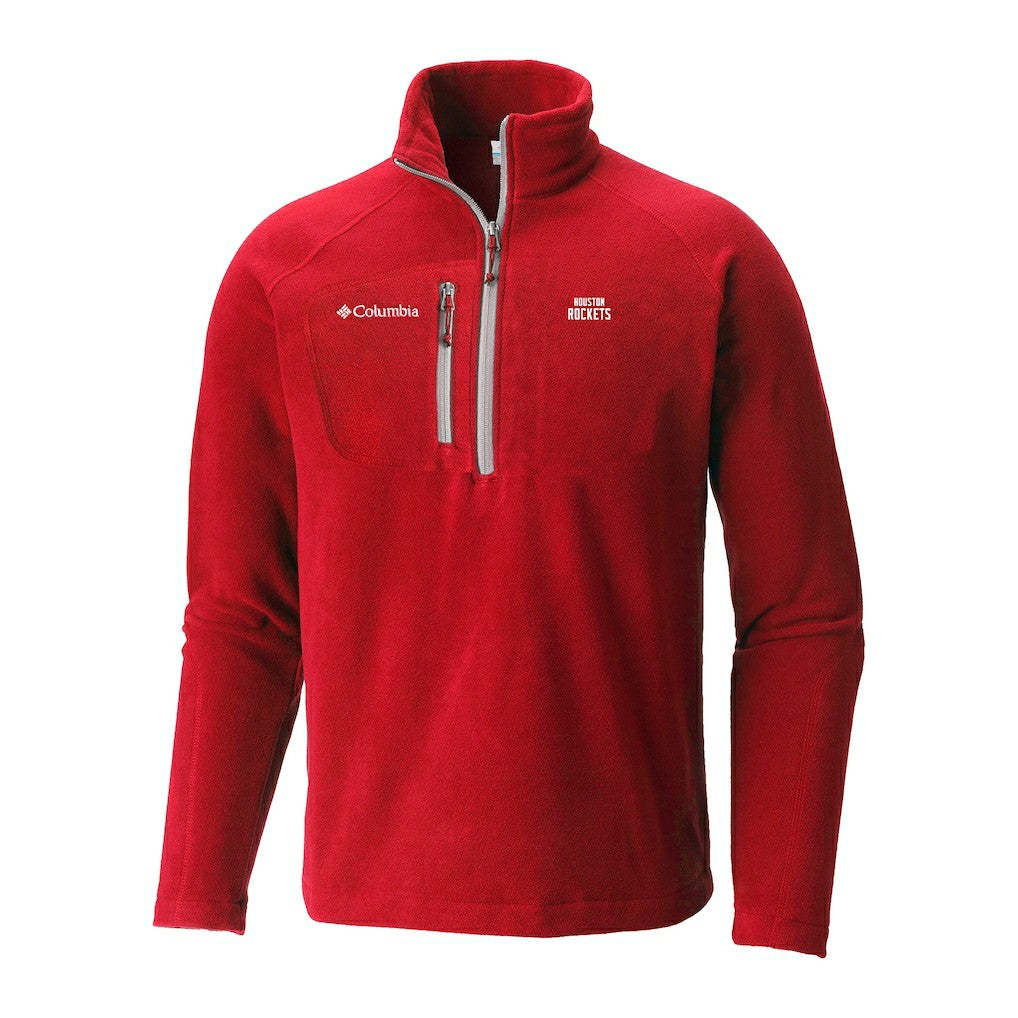 Columbia - Houston Rockets Fast Trek III Half-Zip Fleece Pullover - Red